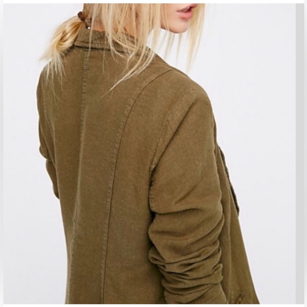 Free People Linen Blazer - Picture 9 of 13